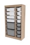 Hanah Home Montana Xs 2D4N8U - Blanco y Gris Sonomo